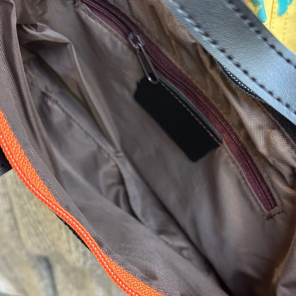 Stylish Black and Orange Baby Bag